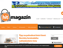 Tablet Screenshot of hitmagazin.cz